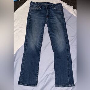 Men's Blue Bootcut Jeans